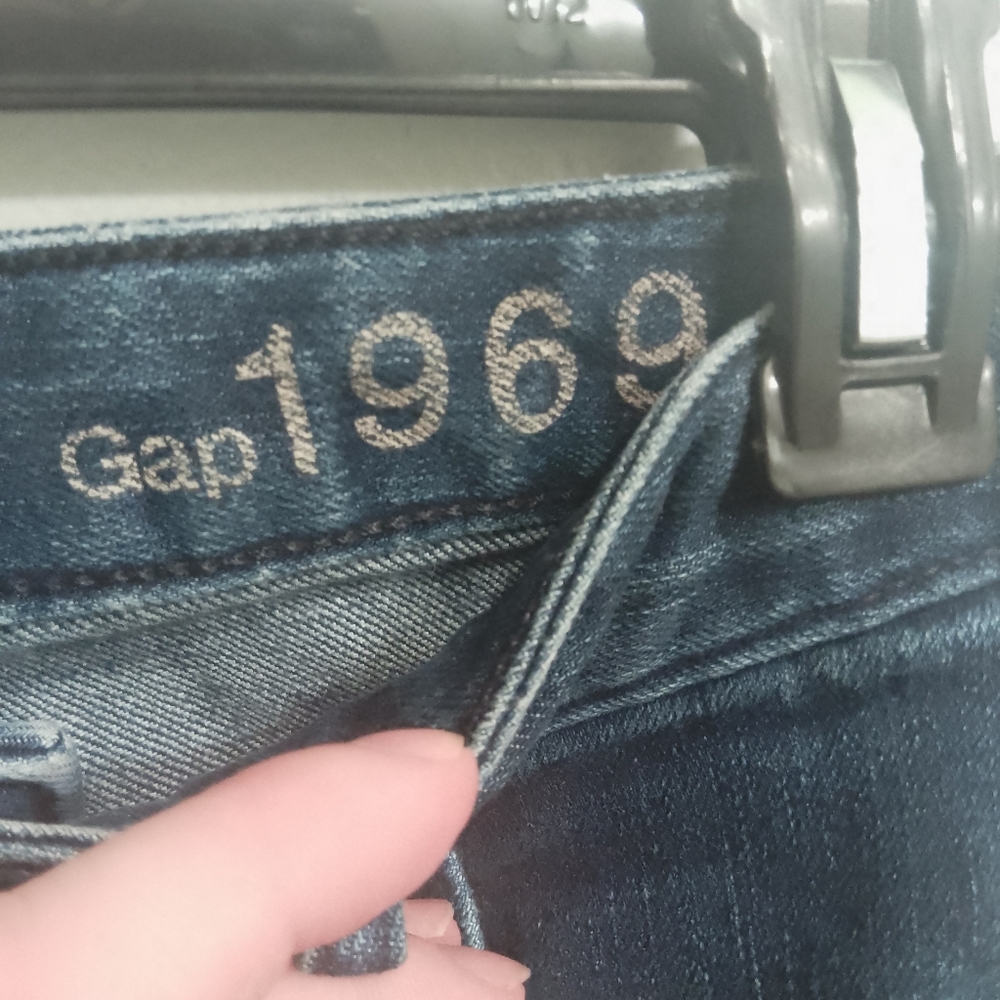 gap 1969 jeans High Rise Skinny 26 R - Picture 3 of 4